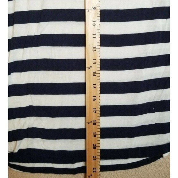 Twenty Second 22nd Shirt Womens Small S Pullover Top Blue 3/4 Sleeve Floral - Picture 3 of 7